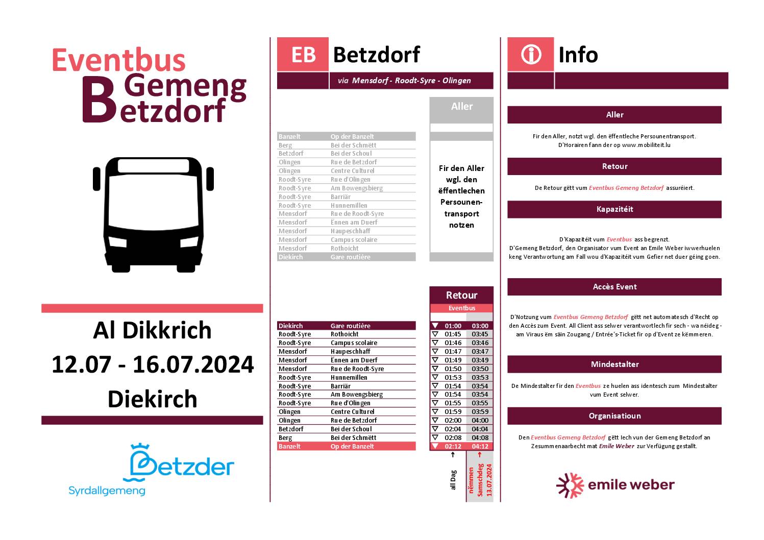 EB - Gemeng Betzdorf - Diekirch - Al Dikkrich - 2024-07-12+13+14+15+16