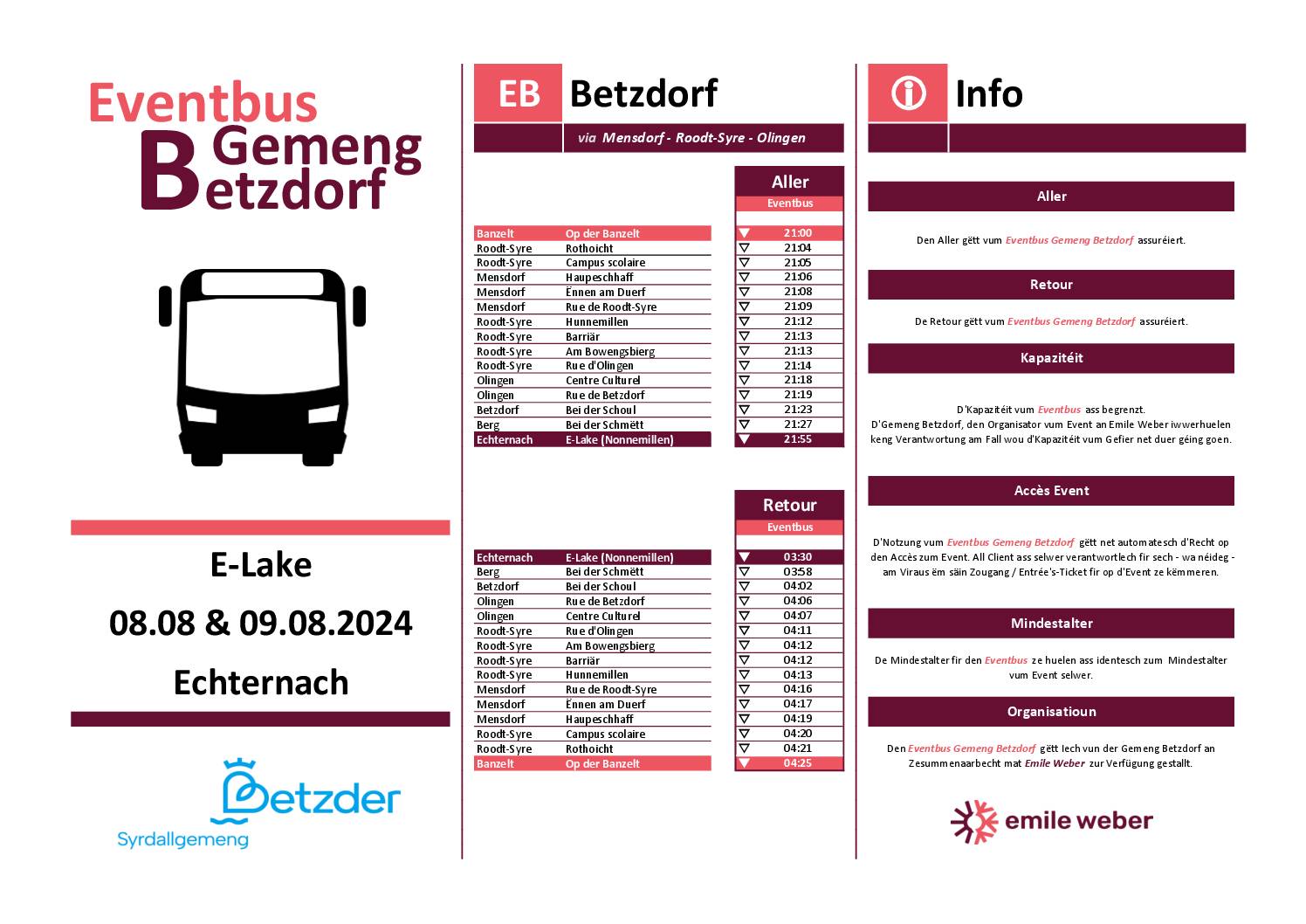 EB - Gemeng Betzdorf - Echternach - E-Lake - 2024-08-08+09