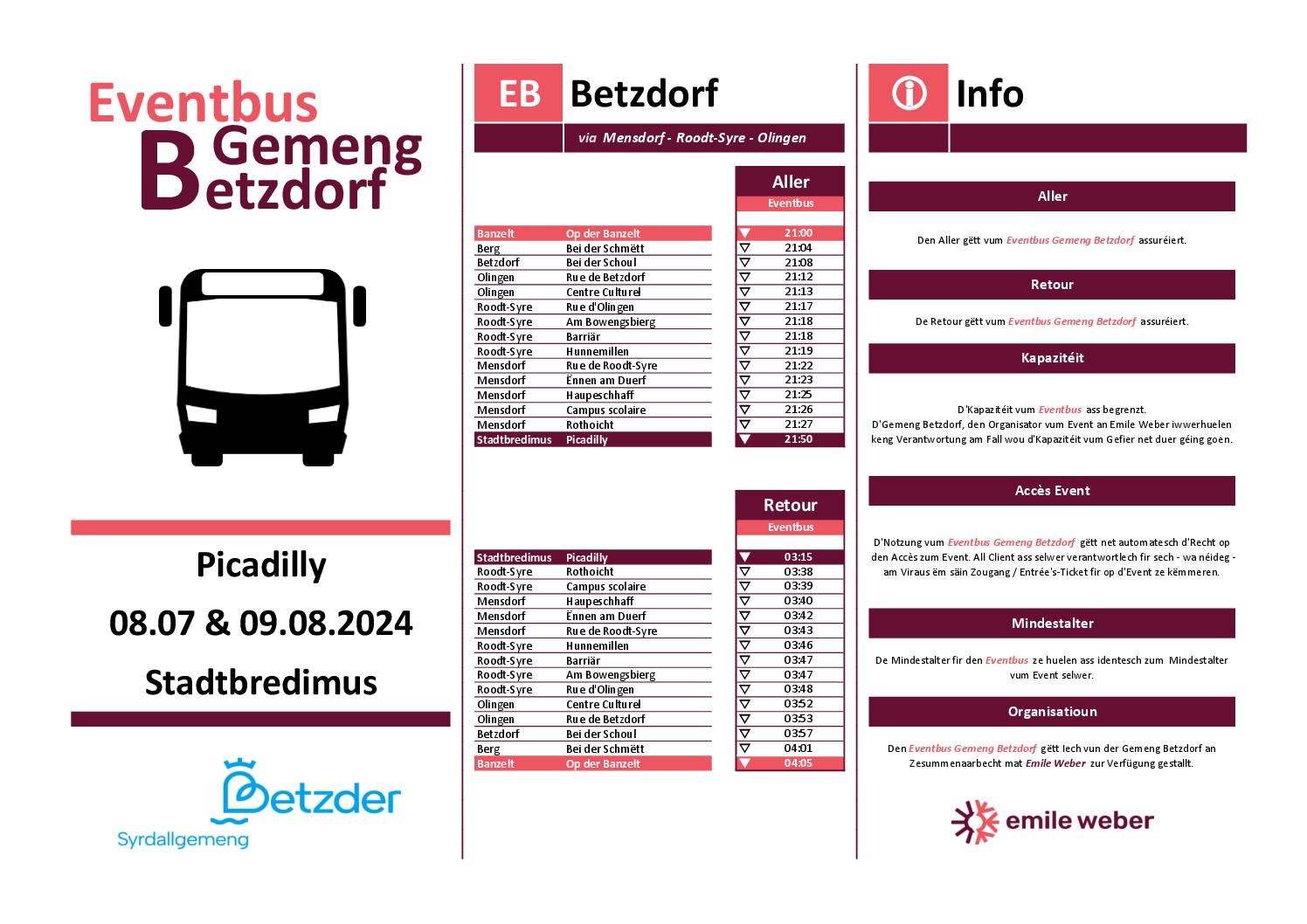 EB - Gemeng Betzdorf - Stadtbredimus - Picadilly - 2024-08-08+09